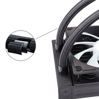 360mm refroidissement par eau CPU tout-en-un refroidisseur liquide PWM ARGB ventilateurs 12V PC de jeu compatibles toutes les plates-formes