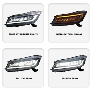 Hcmotionz nhà máy bắt đầu lên hình ảnh động đèn pha 2008 2012 năng động tín hiệu lần lượt đầy đủ Led Head <span class=keywords><strong>Lights</strong></span> đối với Honda Accord - Product Image 3