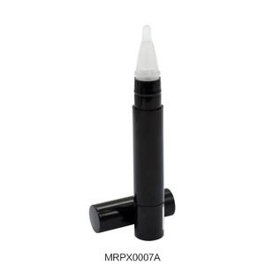 Stylo applicateur de maquillage personnalisé, nouveau design, 4 ml, noir, vide, pour huile à ongles, en plastique PP, rond, pour gel ou brillant à lèvres, avec pinceau - Product Image 1