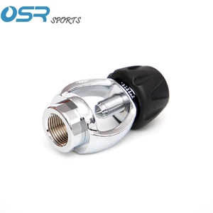 อะแดปเตอร์สำหรับเรกูเลเตอร์ดำน้ำ ขั้นตอนที่ 1 แบบ DIN เป็น YOKE พร้อมฝาครอบกันฝุ่น ทนการกัดกร่อน ทำจากทองเหลืองสำหรับงานทางทะเล รองรับแรงดัน 232 บาร์ 3300 ปอนด์ต่อตารางนิ้ว อุปกรณ์ดำน้ำ - Product Image 6