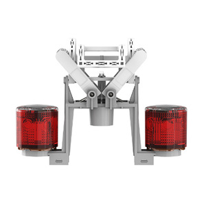 Luz de Advertencia Solar SW2736, LED Rojo, Marco de Aluminio, IP65, Luz de Seguridad Vial para Exteriores - Product Image 4