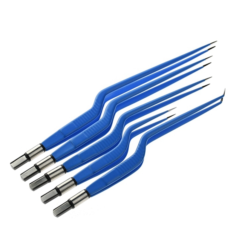 Reusable IEC Blue Bipolar Forceps Tweezers