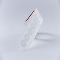 Autocollant NFC Ntag213 NFC Forum Type 2 ISO 14443 rond rouge imprimé auto-adhésif pour contrôle d'accès et suivi des actifs