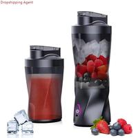 Dropshipping Shopify Fulfillment Agent 2025 Portable USB Charge Blender électrique Juicer Fruit Mixer Maker For Homes Use