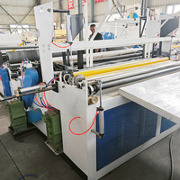 Ligne de production de papier toilette entièrement/semi-automatique, machine à fabriquer des rouleaux de papier toilette à vendre