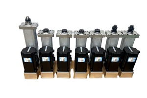 QIANGDELI Cylindres servo-pneumatiques 12V avec structure à piston en alliage d'aluminium et acier inoxydable, conception non standard - Product Image 4