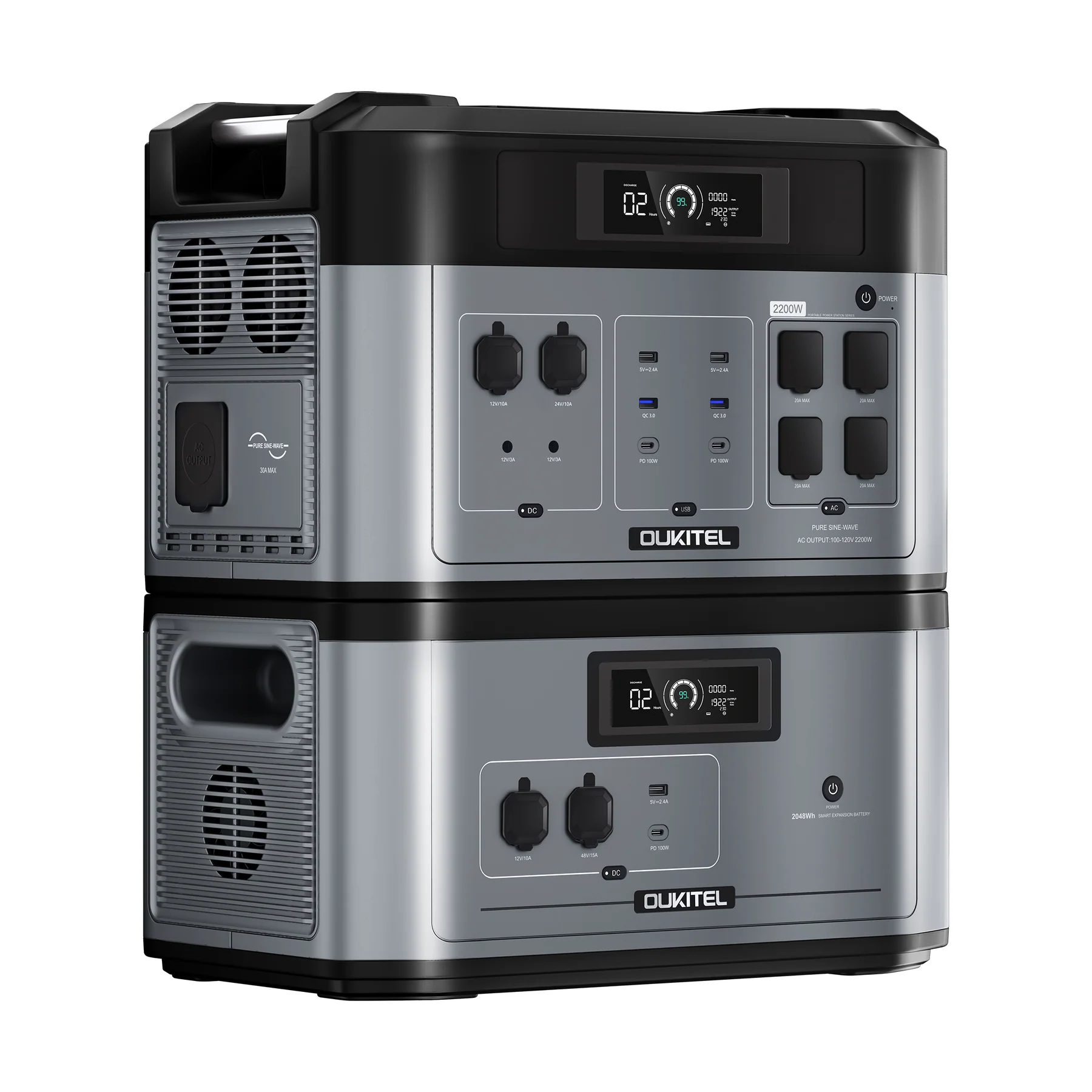 OUKITEL EU US Warehouse 2200W 2400 W2048Whポータブル発電所 OUKITEL EU US Warehouse 2200W 2400 W2048Whポータブル発電所