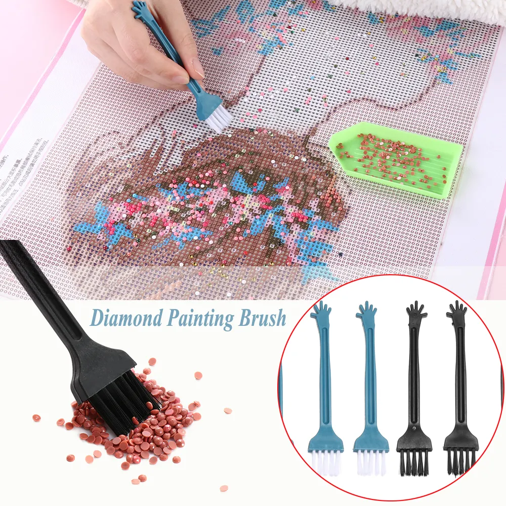 Reverse Canvas Glue 5d Diamond Painting Embroidery Accessories Tool Small Size Brush Wholesale