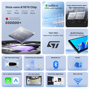 Autoradio Android Youducar per Lada Vesta NG 2023-2026 con Navigazione, CarPlay Wireless, Assistenza al Parcheggio, Garanzia 1 Anno - Product Image 5