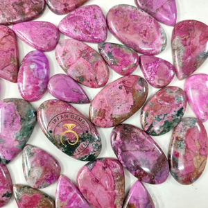 Cristales Brillantes de Calcita Rosa Cobalto Natural Premium, con Juego de Colores, Ideales para Colgantes, Anillos y Pendientes, Hechos a Mano con Lujo - Product Image 4