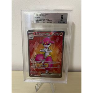 Para Pokémon 2024 Scarlet & Violet Star Crown-Medicham Ex UR SCR IT 161/142 BGS 9 [ITA] Material de Papel - Product Image 2