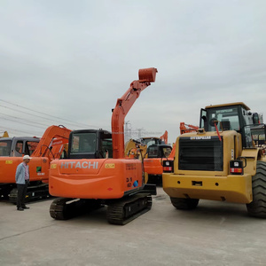 Excavadoras usadas japonesas originales Miniexcavadoras de segunda mano Hitachi ZX 60 Buen estado en stock para la venta - Product Image 6