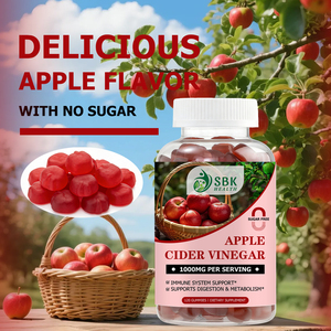 Good Quality Immune System Support Gummy Sugar Free 1000mg Apple Cider Vinegar Gummies ACV Boost Metabolism with Vitamin B12 - Product Image 6