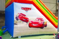 Château gonflable à thème automobile de qualité commerciale, château gonflable pour enfants, parcours d'obstacles gonflable intérieur/extérieur, location commerciale