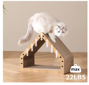 <span class=keywords><strong>FUKUMARU</strong></span> Cat Scratcher House Design en carton confortable Chatons sûrs et sécurisés Lit écologique pour chats - Product Image 5