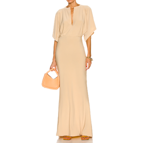 <span class=keywords><strong>2022</strong></span> verano OEM moda ligero Dolman mangas con detalle dividido cintura elástica Vestido Mujer fiesta - Product Image 1