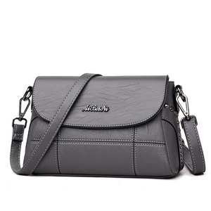 กระเป๋าสะพายไหล่ผู้หญิงแบบใหม่ หนังนิ่มเรียบง่าย ทรงสี่เหลี่ยมเล็ก สำหรับสุภาพสตรี กระเป๋าถือแบบสั่งทำ - Product Image 1