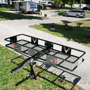 Nuevo Portaequipajes de Acero al Carbono Cromado Impermeable para Montaje en Enganche de Coche, Camioneta, SUV, Furgoneta, Carga Máxima de 500 lb, Receptor de 2 Pulgadas - Product Image 3