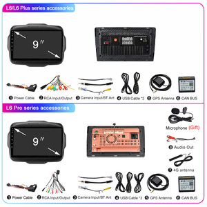 Lehx L6pro 4G LTE DSP Car Đài Phát Thanh <span class=keywords><strong>Android</strong></span> Auto Video Đa Phương Tiện Player Cho Jeep Renegade 2016-2020 Carplay 2DIN DVD Autoradio GPS - Product Image 6