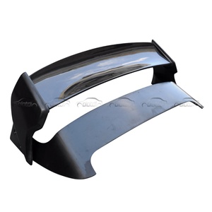VS Style Carbon Fiber+FRP Rear Trunk <b>Boot</b> Lip Wing With LED Light Roof Spoiler for Subaru Impreza WRX STI - Product Image 4
