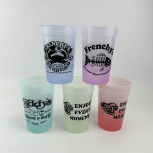 أكواب OEM مخصصة بسعر رخيص للملاعب أكواب بلاستيكية لبيرة حفلات الزفاف كوب للمناسبات مع شعار - Product Image 3