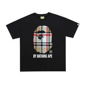 2026 1:1 Yüksek Kaliteli Harfli Baskılı Bathing Ape Tişört Moda Tasarımcı <span class=keywords><strong>T</strong></span>-Shirt Erkek Trend Baskılı Bapees Tişört - Product Image 5