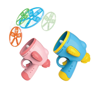 Jeu de sport de plein air, soucoupe volante, lanceur gyroscopique rotatif <span class=keywords><strong>avec</strong></span> lumière, jouet électronique en plastique ABS durable - Product Image 1