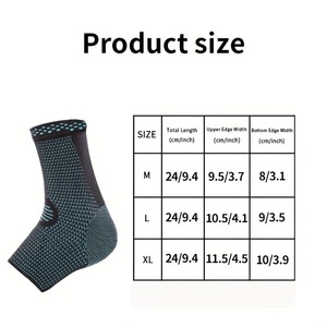 อุปกรณ์พยุงข้อเท้าแบบรัดกระชับ ระบายอากาศได้ดี ช่วยพยุงข้อต่อ สำหรับบาสเกตบอล วิ่ง และกีฬาอื่นๆ สำหรับผู้ใหญ่ ทั้งชายและหญิง รุ่น JBYA-071 - Product Image 5