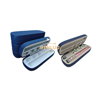 Boîte vide multi-couleurs en stock, spéciale pour le rangement des stylos injecteurs, étanche et idéale pour les trajets quotidiens