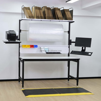 Mesa de Embalaje DETALL con Almacenamiento Diseñada para Operaciones de Envío con Estantes, Cajones y Organización de Herramientas