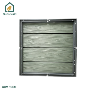 Planches de terrasse en aluminium Sunsbuild, revêtement de sol extérieur, imperméable, résistant à la corrosion, résistant aux intempéries, pour patio, allée, terrasse - Product Image 1