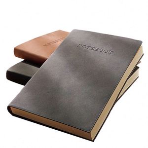 A4 Thick Large Premium Hardcover Leather Custom Journal Writing <b>Notebook</b> with <b>Lined</b> Inner Pages Thermal Binding Gift - Product Image 1