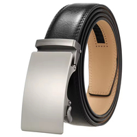 Ceinture en cuir pour homme de luxe, boucle automatique mate, multicolores, véritable cuir de vachette, logo personnalisé, vente en gros de ceintures pour homme