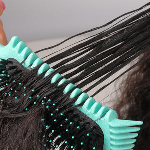 Fabricante OEM, cepillo de pelo rizado de nuevo diseño, cepillo definidor de rizos, peine aplicable, cepillo de pelo rizado para mujeres y hombres - Product Image 2