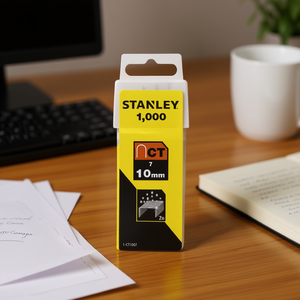 Grapas Stanley de 10 mm Tipo 7 con Recubrimiento de Zinc, Paquete de 1000 - Product Image 3