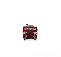 Interruptor de palanca Toowei con reinicio automático MOM-OFF, DPST, terminal de tornillo, 10A, 250VAC, interruptor de palanca de latón