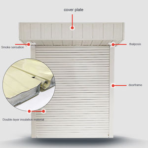 Taille personnalisée automatique feu volet roulant <span class=keywords><strong>rideau</strong></span> <span class=keywords><strong>de</strong></span> <span class=keywords><strong>porte</strong></span> 180min feu cote acier - Product Image 2