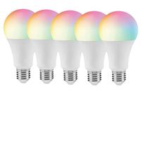 Color Changing E27 LED Bulb with Remote 16 Shades for Room Decoration