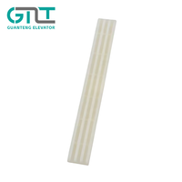 Xizi Ots Gen2 Patin de guidage trois-en-un pour cabine d'ascenseur 200*25*6mm, patin coulissant en polymère haute résistance à l'usure, pièce de rechange pour ascenseur