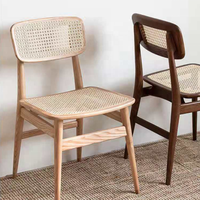Chaise de siège en bois massif et rotin, Design moderne de Style nordique, offre spéciale