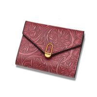 Dompet Lipat Klasik Desain Emboss Vintage Harga Murah Produk Grosir Guangzhou Dompet Wanita Dompet Laris
