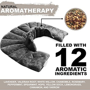 गर्म बिक्री कस्टम भारित गर्मी पैक सूक्ष्म पुनः प्रयोज्य गर्दन हीटिंग पैड - Product Image 4