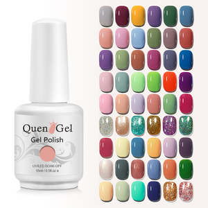 Quengel forniture per unghie all'ingrosso Logo personalizzato Bloom per la tua bellezza miglior smalto Gel UV per unghie per salone di arte delle unghie - Product Image 2