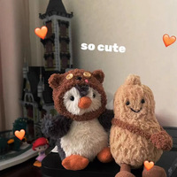 Peluche pingouin populaire de petite taille, douce et apaisante pour bébé, rembourrage en coton PP, pour les 5 ans et plus, produit transfrontalier, très populaire et mignon