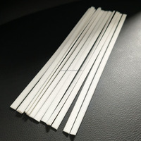 Bâtonnets carrés en fibre de 10-50 cm, diffuseur à roseaux avec logo personnalisé, bâtonnets en fibre de polyester blanche