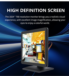 Wholesale 15 Inch Monitor Win System 1024*768 Capacitive Touch Screen All-in-one Machine <strong>Projected</strong> HD-MI+VGA+DC+USB <strong>Interface</strong> - Product Image 5