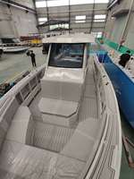 Bateau de pêche, de sport et de plongée de luxe en aluminium soudé de 11 m (36 pieds) avec console centrale, 12 passagers, pour les loisirs, l'aventure et les croisières