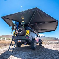 Grand camion de voiture Overland Foxwing Plus Extension 270 auvent autoportant avec murs