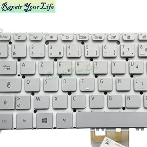 แป้นพิมพ์แล็ปท็อปแบบฝรั่งเศสสีเงินใหม่สำหรับ ACER SF514-52 <span class=keywords><strong>SF314</strong></span>-<span class=keywords><strong>42</strong></span>รวดเร็ว N19H4 3 <span class=keywords><strong>SF314</strong></span>-57 <span class=keywords><strong>SF314</strong></span>-59-51M4 SV03P_A70SWL มี backlit - Product Image 4
