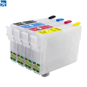 <span class=keywords><strong>212</strong></span> 212XL T212 cartouche d'encre rechargeable pour <span class=keywords><strong>Epson</strong></span> <span class=keywords><strong>XP</strong></span>-4100 <span class=keywords><strong>XP</strong></span>-4105 WF-2830 WF-2850 WF-2810 WF-2835 avec puce unique - Product Image 1